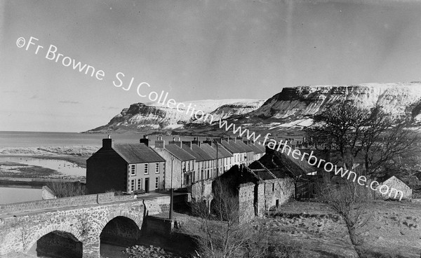 WATERFOOT NEAR CUSHENDALL IN SNOW TIME